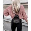 imagePRETTYGARDEN Womens Fall Sweaters Casual Crew Neck Pullover Long Puff Sleeve Loose Plain Chunky Knit Cute Blouse Tops