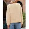 imagePRETTYGARDEN Womens Faux Fur Coat 2026 Fall Fuzzy Fleece Button up Shearling Cropped Jackets Winter Trendy OuterwearBeige