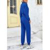 imagePRETTYGARDEN Womens Jumpsuits Fall Long Sleeve Rompers One Piece Outfits For Women 2024 Button up Lounge Wear