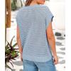 imagePRETTYGARDEN Womens Spring Tops 2026 Summer Shirts Crochet Cap Sleeve Sweater Pullover Cute Beach Vacation ClothesLight Blue