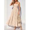 imagePRETTYGARDEN Womens Summer Dresses 2026 Casual Sleeveless Square Neck Formal Wedding Guest Beach Vacation Boho Maxi DressApricot