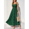imagePRETTYGARDEN Womens Summer Dresses 2026 Casual Sleeveless Square Neck Formal Wedding Guest Beach Vacation Boho Maxi DressGreen