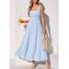 imagePRETTYGARDEN Womens Summer Dresses 2026 Casual Sleeveless Square Neck Formal Wedding Guest Beach Vacation Boho Maxi DressLight Blue