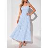 imagePRETTYGARDEN Womens Summer Dresses 2026 Casual Sleeveless Square Neck Formal Wedding Guest Beach Vacation Boho Maxi DressLight Blue