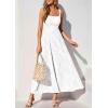 imagePRETTYGARDEN Womens Summer Dresses 2026 Casual Sleeveless Square Neck Formal Wedding Guest Beach Vacation Boho Maxi DressWhite
