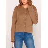 imagePRETTYGARDEN Womens Winter Cardigan Sweaters Button Down Open Front Long Sleeve Knit Cardigans Shirt Trendy Outerwear