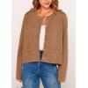 imagePRETTYGARDEN Womens Winter Cardigan Sweaters Button Down Open Front Long Sleeve Knit Cardigans Shirt Trendy Outerwear