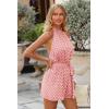 imagePRETTYGARDEN womens Halter Neckwaist