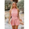 imagePRETTYGARDEN womens Halter Neckwaist