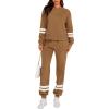 imagePRETTYGARDEN 2 Piece Lounge Sets for Women 2024 Fall Travel Outfits Track Suits Matching Airport Loungewear Clothing