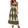 Army Green White Floral