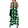 Dark Green Apricot Floral