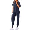 imagePRETTYGARDEN Womens Summer 2 Piece Outfit Tracksuits Casual Short Sleeve Tops High Waisted Sweatpants Set
