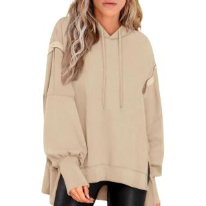 imagePRETTYGARDEN Womens Oversized Hoodie 2025 Spring Sweatshirt Long Sleeve Loose Trendy Outfits Casual Cute Pullover Tops