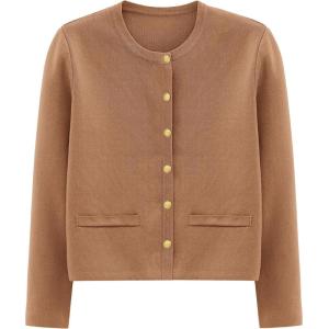 imagePRETTYGARDEN Womens Winter Cardigan Sweaters Button Down Open Front Long Sleeve Knit Cardigans Shirt Trendy Outerwear