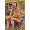 imagePRETTYGARDEN Womens 2024 Fall Fashion Pullover Sweaters Turtleneck Long Sleeve Cable Knit Sweater Casual Chunky Jumper Tops