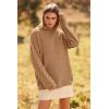 imagePRETTYGARDEN Womens 2024 Fall Fashion Pullover Sweaters Turtleneck Long Sleeve Cable Knit Sweater Casual Chunky Jumper Tops