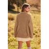 imagePRETTYGARDEN Womens 2024 Fall Fashion Pullover Sweaters Turtleneck Long Sleeve Cable Knit Sweater Casual Chunky Jumper Tops