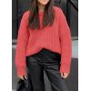 imagePRETTYGARDEN Womens Fall Sweaters Casual Long Sleeve Pullover Crewneck Ribbed Knit Jumper Tops Plain Blouse
