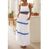 imagePRETTYGARDEN Womens Summer 2 Piece Beach Outfit Casual Sleeveless Cropped Tank Top High Waisted Maxi Skirt Set