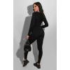 imagePRETTYGARDEN Womens Two Piece Tracksuit Set Long Sleeve Zipper Hoodie Jacket with Sweatpants Sweatsuit Jogger Workout Set