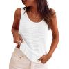 imagePRETTYGARDEN Crochet Tops for Women 2026 Resort Wear Summer Boho Sleeveless Sweater Tank Tops Beach Vacation Spring ClothesWhite