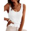 imagePRETTYGARDEN Crochet Tops for Women 2026 Resort Wear Summer Boho Sleeveless Sweater Tank Tops Beach Vacation Spring ClothesWhite
