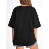 imagePRETTYGARDEN Womens 2026 Spring Going Out Tops Casual Short Sleeve Crewneck Loose Fit Basic Oversized T Shirts Summer OutfitsBlack