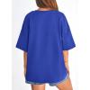 imagePRETTYGARDEN Womens 2026 Spring Going Out Tops Casual Short Sleeve Crewneck Loose Fit Basic Oversized T Shirts Summer OutfitsRoyal Blue