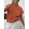 imagePRETTYGARDEN Womens 2026 Spring Sweater Vest Trendy Flower Knit Short Sleeve Cute Pullover Tank Tops Summer Fashion ClothingBurnt Orange