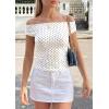 imagePRETTYGARDEN Womens Off The Shoulder Tops 2026 Summer Y2K Clothes Going Out Shirts Ruched Tank Top Date Night OutfitsPolka Dot White Black