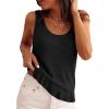 imagePRETTYGARDEN Crochet Tops for Women 2026 Resort Wear Summer Boho Sleeveless Sweater Tank Tops Beach Vacation Spring ClothesBlack
