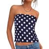 Dot Dark Blue White
