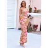 imagePRETTYGARDEN Bodycon Long Dresses for Women 2026 Strapless Tube Summer Floral Maxi Dress Sleeveless Back Slit Beach OutfitsFloral Apricot Leopard