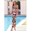imagePRETTYGARDEN Bodycon Long Dresses for Women 2026 Strapless Tube Summer Floral Maxi Dress Sleeveless Back Slit Beach OutfitsFloral Black Multicolored