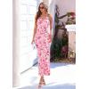 imagePRETTYGARDEN Bodycon Long Dresses for Women 2026 Strapless Tube Summer Floral Maxi Dress Sleeveless Back Slit Beach OutfitsFloral Pink