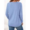 imagePRETTYGARDEN Long Sleeve Shirts for Women 2026 Spring Fashion Clothing Henley Tops Trendy Dressy Casual Blouses Work OutfitsLight Blue