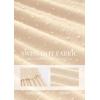 imagePRETTYGARDEN Summer Dresses for Women 2026 Boho Maxi Smocked Spring Wedding Guest Square Neck Short Sleeve Swiss Dot DressBeige