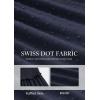 imagePRETTYGARDEN Summer Dresses for Women 2026 Boho Maxi Smocked Spring Wedding Guest Square Neck Short Sleeve Swiss Dot DressNavy Blue