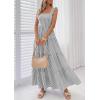 imagePRETTYGARDEN Womens 2026 Summer Casual Maxi Dresses Striped Square Neck Sleeveless Boho Flowy Sundress Beach Vacation ClothesBlack