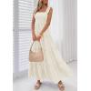 imagePRETTYGARDEN Womens 2026 Summer Casual Maxi Dresses Striped Square Neck Sleeveless Boho Flowy Sundress Beach Vacation ClothesKhaki