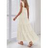 imagePRETTYGARDEN Womens 2026 Summer Casual Maxi Dresses Striped Square Neck Sleeveless Boho Flowy Sundress Beach Vacation ClothesKhaki
