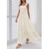 imagePRETTYGARDEN Womens 2026 Summer Casual Maxi Dresses Striped Square Neck Sleeveless Boho Flowy Sundress Beach Vacation ClothesKhaki