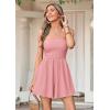 imagePRETTYGARDEN Womens 2026 Summer Rompers Dressy Casual Strapless Shorts One Piece Jumpsuits Date Night Beach Vacation OutfitsPink