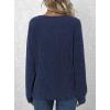 imagePRETTYGARDEN Womens Long Sleeve Henley Shirts 2026 Spring Casual Ribbed Tunic Tops Lightweight Sweaters Fashion ClothingDark Blue