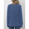 imagePRETTYGARDEN Womens Long Sleeve Henley Shirts 2026 Spring Casual Ribbed Tunic Tops Lightweight Sweaters Fashion ClothingDusty Blue