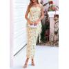 imagePRETTYGARDEN Womens Spring Formal Dress 2026 Summer Elegant Sleeveless Floral Lace Cocktail Wedding Guest Maxi Long DressesBeige Flowers
