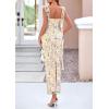imagePRETTYGARDEN Womens Spring Formal Dress 2026 Summer Elegant Sleeveless Floral Lace Cocktail Wedding Guest Maxi Long DressesFloral Apricot