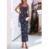 imagePRETTYGARDEN Womens Spring Formal Dress 2026 Summer Elegant Sleeveless Floral Lace Cocktail Wedding Guest Maxi Long DressesFloral Black