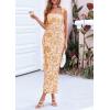 imagePRETTYGARDEN Womens Spring Formal Dress 2026 Summer Elegant Sleeveless Floral Lace Cocktail Wedding Guest Maxi Long DressesKhaki Floral